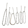 6Pcs Bohemian Style Alloy Chain Bracelets Kit for Women WG2620E-01-1
