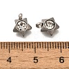 201 Stainless Steel Charms STAS-F311-06P-10-3