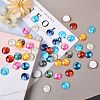 50Pcs Luminous Glass Cabochons sgGLAA-SZ0001-15A-4