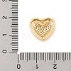 Brass Micro Pave Cubic Zirconia Slide Charms ZIRC-I068-02G-A-3