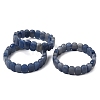 Natural Blue Aventurine Beaded Stretch Bracelets for Women Men BJEW-D461-02A-2