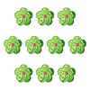 10Pcs Transparent Handmade Bumpy Lampwork Beads LAMP-TADJ0001-48D-2