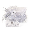 50Pcs Heart Printed Organza Bags OP-TADJ0001-01C-2