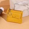 Imitation Leather Zippered Card Holder with Keyring PW-WGB6D9A-01-1