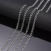 304 Stainless Steel Twisted Chains CHS-A003K-0.6mm-3