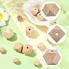 20Pcs 5 Styles Wood Beads WOOD-FS0002-59-2