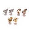 304 Stainless Steel Stud Earrings EJEW-L215-55B-2