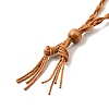 Braided Wax Rope Cord Macrame Pouch Necklace Making NJEW-J007-06-3