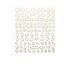 Hot Stamping 3D Watermark Slider Gel Nail Art Decals MRMJ-T072-DP0205-1