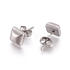 304 Stainless Steel Stud Earrings EJEW-I235-13-3