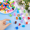 82Pcs 36 Styles Acrylic European Beads OACR-DC0001-63-3