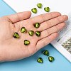 Handmade Silver Foil Glass Beads LS-X-FOIL-R050-12x8mm-7-5