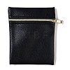 Imitation Leather Jewelry Storage Zipper Bags ABAG-G016-01C-05-1