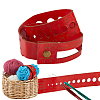 PU Leather Tape Measures AJEW-WH0485-57A-1
