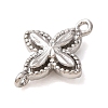 Brass Connector Charms KK-CBAB2E2-01P-2