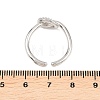 Brass Micro Pave Cubic Zirconia Finger Rings RJEW-C153-01P-02-5