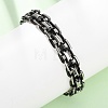 304 Stainless Steel Link Chain Bracelets BJEW-F529-14EB-2