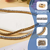 2 Strands 2 Colors Electroplate Non-magnetic Synthetic Hematite Beads Strands G-CW0001-11-12