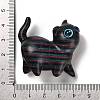 Wood Cat Shape Figurines DJEW-D011-01A-3