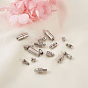 Fashewelry 16Sets 4 Style 304 Stainless Steel Screw Clasps STAS-FW0001-08P-12