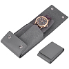 PU Leather Watch Packing Boxes with Snap Button CON-WH0083-027B-1