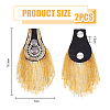 SUPERFINDINGS 2Pcs Iron Tassel Epaulettes AJEW-FH0004-47-2