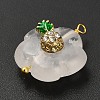 Natural Quartz Crystal Pendants G-C290-02B-2