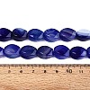 Dyed & Heated Natural Agate Beads Strands G-N359-14A-01-5