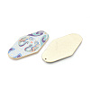 Rack Plating Alloy and Enamel Big Pendants X1-ENAM-T021-29D-2