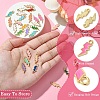 32Pcs 16 Colors Alloy Enamel Pendants ENAM-YW0004-05-5