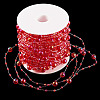 Acrylic Round Beaded Link Chains DIY-MB0007-001B-4