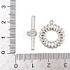 Brass Toggle Clasps KK-G548-34C-P-4