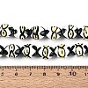 Handmade Porcelain Ceramic Beads Strands PORC-T135-07B-4