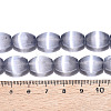 Dyed Natural Selenite Beads Strands G-T138-232B-4