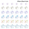 120Pcs 6 Styles Mixed Styles Acrylic Bead Caps SACR-YW0001-65-2