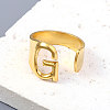 PVD Vacuum Plating 201 Stainless Steel Cuff Rings RJEW-Z032-01G-G-2