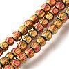 Electroplated Synthetic Non-magnetic Hematite Beads Strands G-C154-A01-01G-1