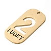 304 Stainless Steel Pendants STAS-D200-02C-G-2