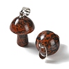 Natural Mahogany Obsidian Pendants GG-CBAA0EE-05P-02-2