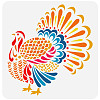PET Hollow Out Drawing Painting Stencils DIY-WH0391-0435-1