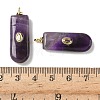 Natural Amethyst Pendants G-H328-02G-A05-3