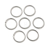 Tarnish Resistant 304 Stainless Steel Open Jump Rings STAS-J013-14xx1.2mm-01-1