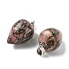 Natural Rhodonite Pendants GG-K002-13G-2