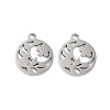 Non-Tarnish 316 Surgical Stainless Steel Charms STAS-C096-11D-P-1