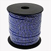 2 Row Platinum Aluminum Studded Faux Suede Cord LW-D005-09P-1