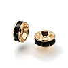 Brass Rhinestone Beads RB-K001-02G-03-1