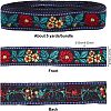 Embroidered Ethnic Style Cotton Ribbons SRIB-FG0001-04A-2