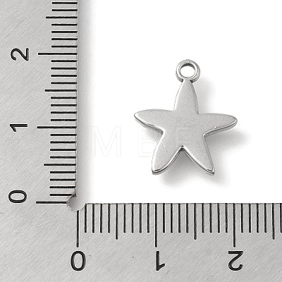 Ocean Theme Anti-Tarnish 304 Stainless Steel Pendants STAS-Z092-06P-03-1