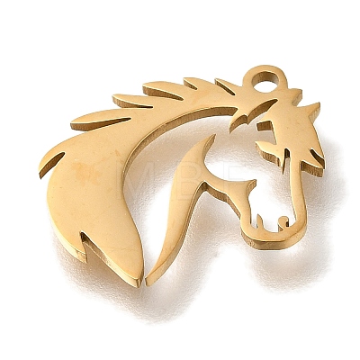 201 Stainless Steel Pendants STAS-R136-19G-1