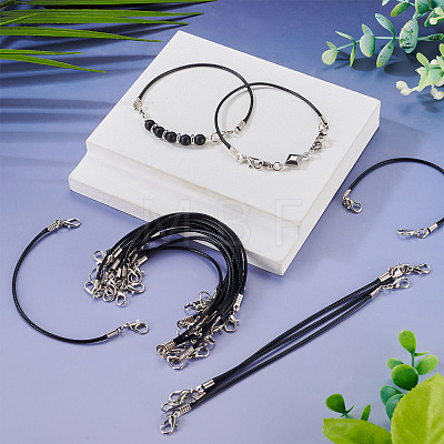 30Pcs Korean Waxed Polyester Cord Bracelet Making YC-TADJ0001-02F-1